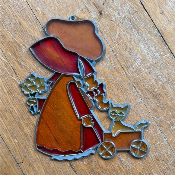 Vintage Stained Glass Suncatcher - Picture 3 of 7